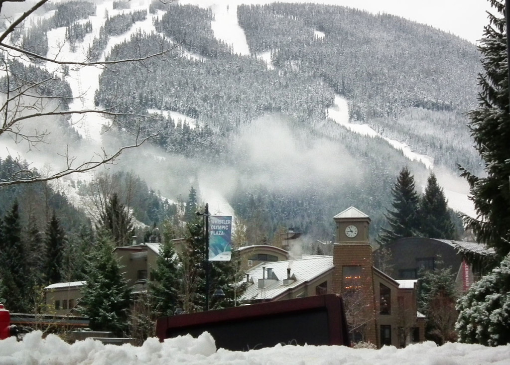 photo olympic plaza in whistler