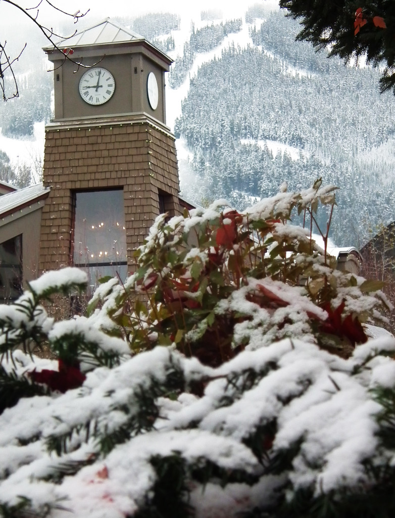 photo of whistler brewhouse with snow