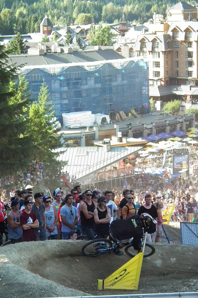 Cam Zink racing in the Dual Speed and Style Whistler