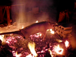 Hog Roast at Buddha's Resort