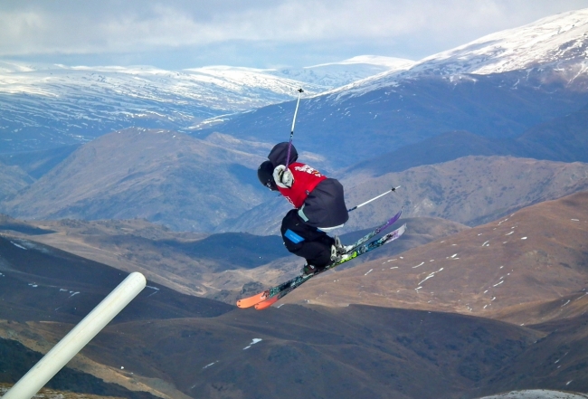 NZ Freeski Open 2011 Slopestyle cannon