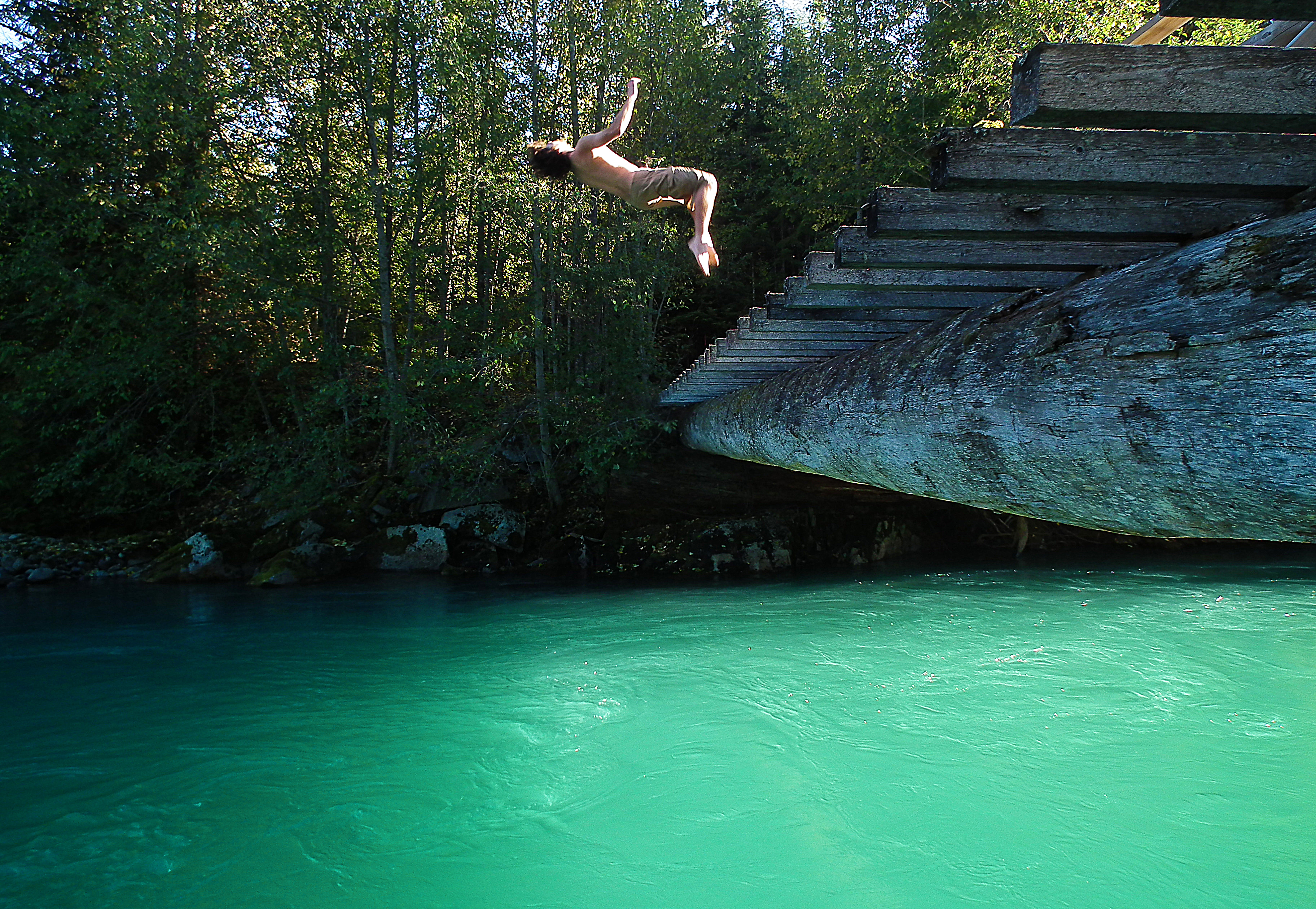 sea to sky bridge jump by chris